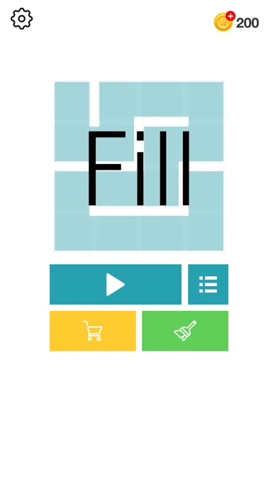 Fill one-line puzzle game screenshot 1