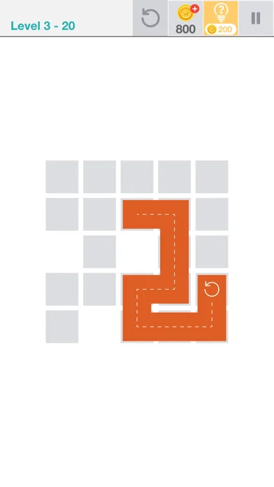Fill one-line puzzle game screenshot 4