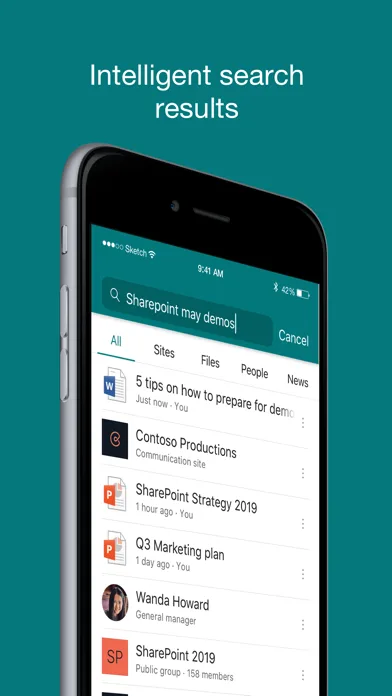 Microsoft SharePoint screenshot 3