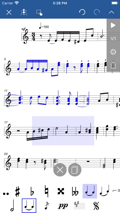 Notation Pad-Sheet Music Score screenshot 3