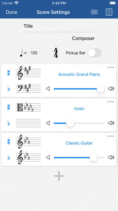 Notation Pad-Sheet Music Score screenshot 4