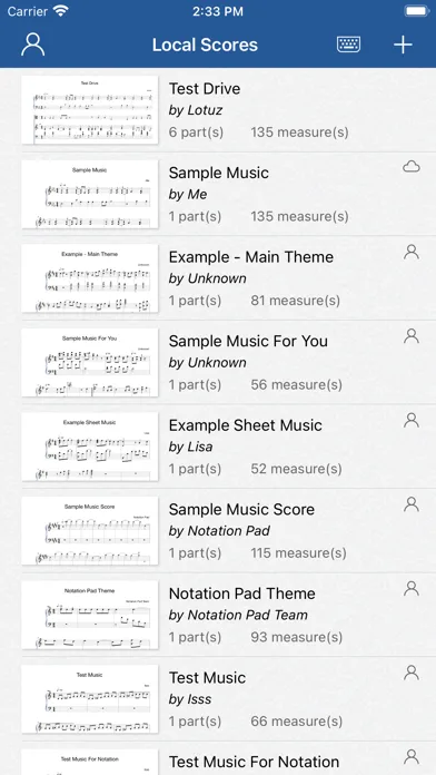 Notation Pad-Sheet Music Score screenshot 5