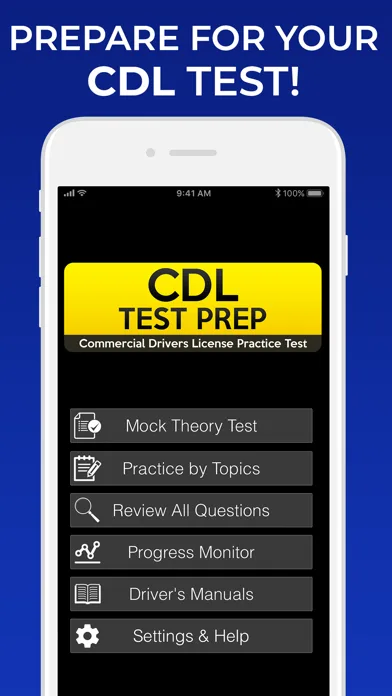 CDL Test Prep: Practice Tests screenshot 1