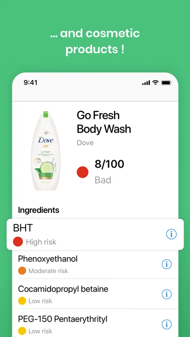 Yuka - Food & Cosmetic Scanner screenshot 4