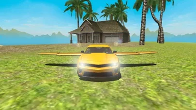 Flying Car Driving Simulator Free: Extreme Muscle Car - Airplane Flight Pilot screenshot 4