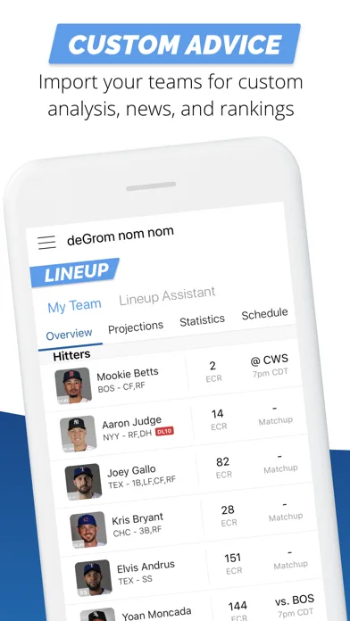 Fantasy Baseball My Playbook screenshot 3