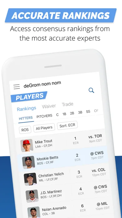 Fantasy Baseball My Playbook screenshot 5