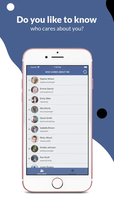 Who Cares About My Profile - F screenshot 1