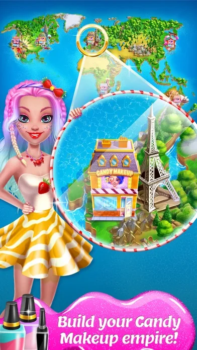 Candy Makeup Beauty Game screenshot 5