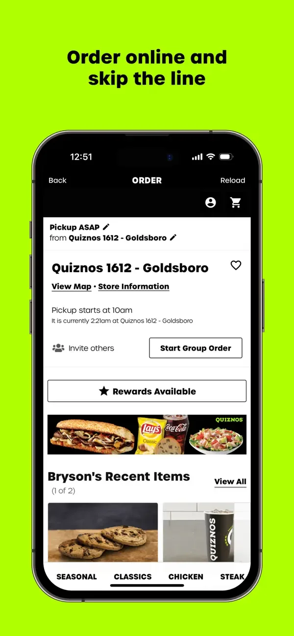 Quiznos screenshot 4