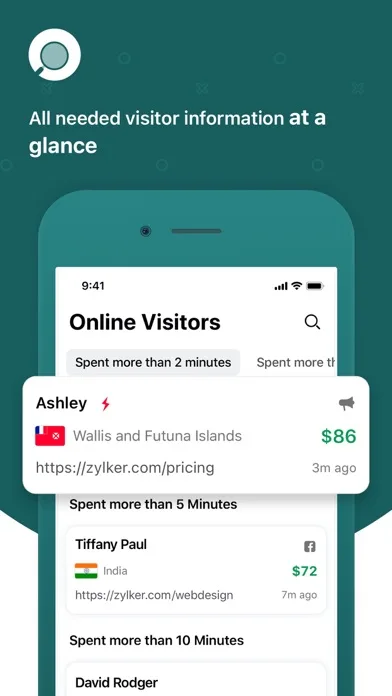 Zoho SalesIQ - Live Chat App screenshot 3