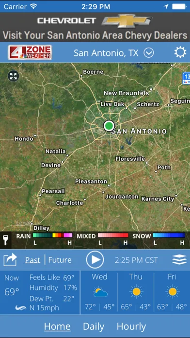 WOAI 4 Zone Weather screenshot 1