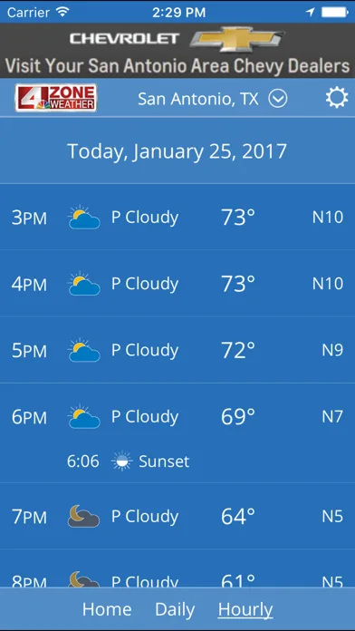 WOAI 4 Zone Weather screenshot 3