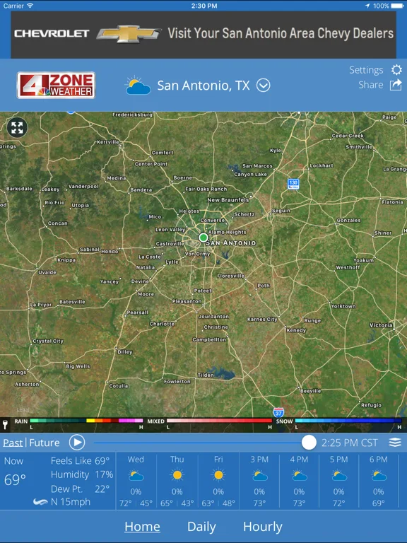WOAI 4 Zone Weather screenshot 5