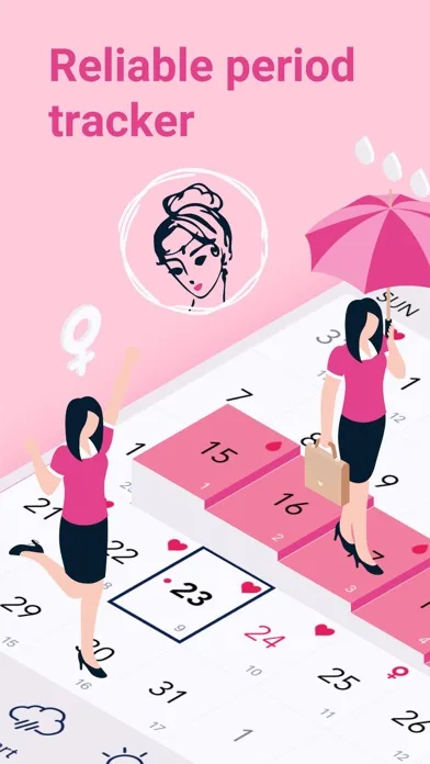 Period Tracker. Cycle Calendar screenshot 1