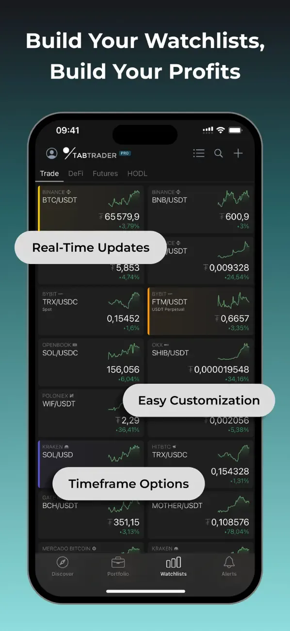 TabTrader - crypto terminal screenshot 3