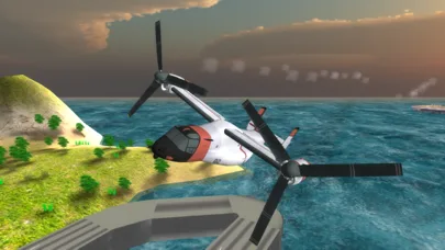 Airplane Helicopter Osprey Rescue screenshot 1