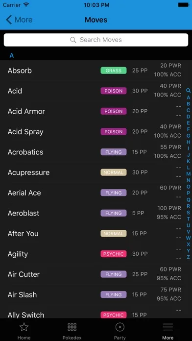 Oak Dex Team Builder Guides screenshot 3
