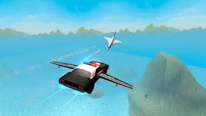 Flying Police Car Driving Sim screenshot 1