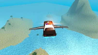 Flying Police Car Driving Sim screenshot 2