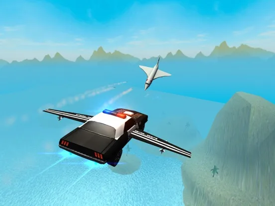 Flying Police Car Driving Sim screenshot 5