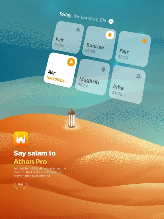 Athan Pro: Prayer Times Azan screenshot 1
