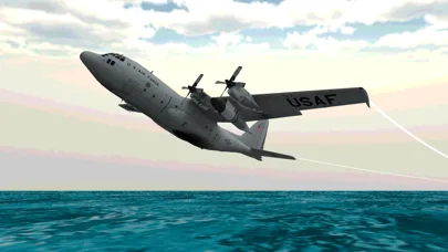 Flight Simulator Transporter Airplane Games screenshot 2