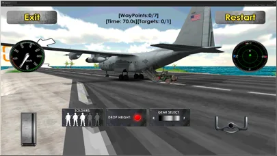 Flight Simulator Transporter Airplane Games screenshot 3