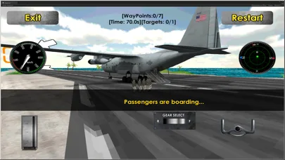 Flight Simulator Transporter Airplane Games screenshot 4