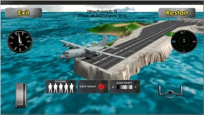 Flight Simulator Transporter Airplane Games screenshot 5
