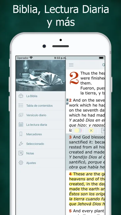 Spanish English Bible - Biblia screenshot 2
