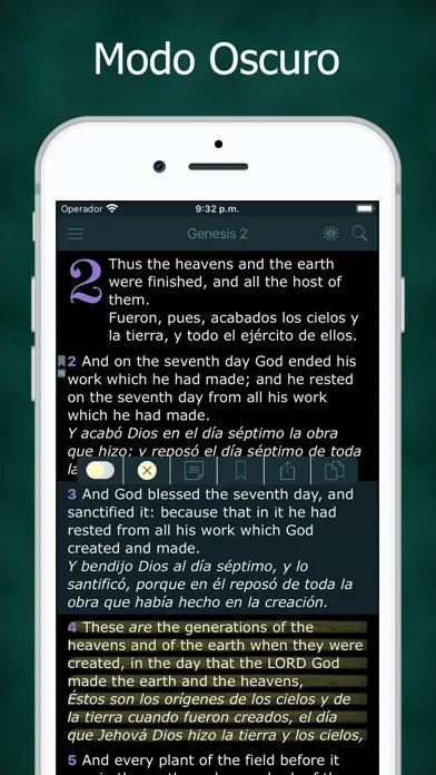Spanish English Bible - Biblia screenshot 3