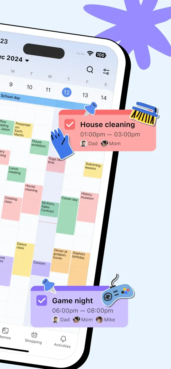 Shared Family Calendar: FamCal screenshot 2
