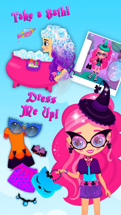 Little Witches Magic Makeover - Spa Charms, House Cleanup & Pet Salon screenshot 1