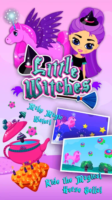 Little Witches Magic Makeover - Spa Charms, House Cleanup & Pet Salon screenshot 2