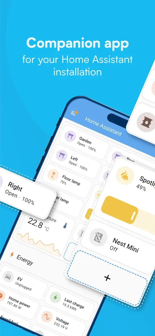 Home Assistant screenshot 1