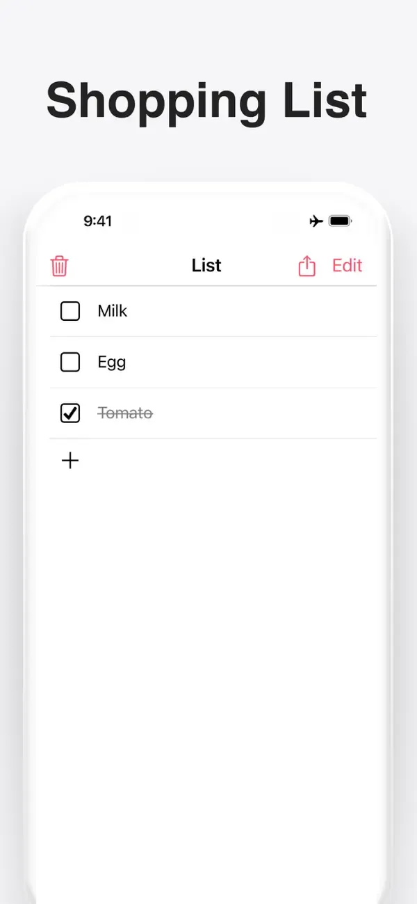 Shopping List: Grocery To Do screenshot 1