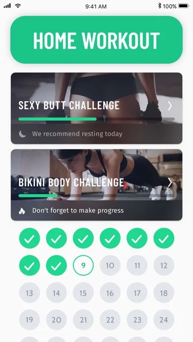 30 Day Fitness - Home Workout screenshot 1