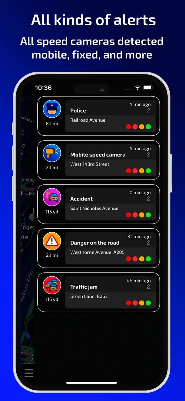 Radarbot: Speed Cameras | GPS screenshot 4