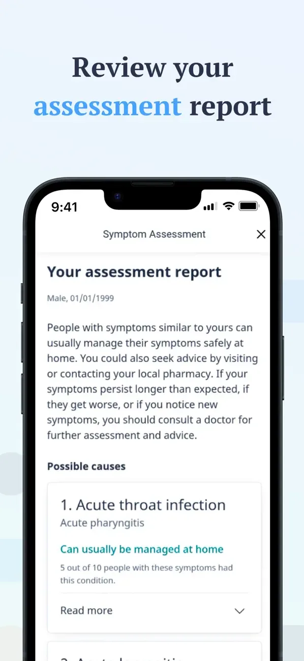 Ada - your health portal screenshot 4