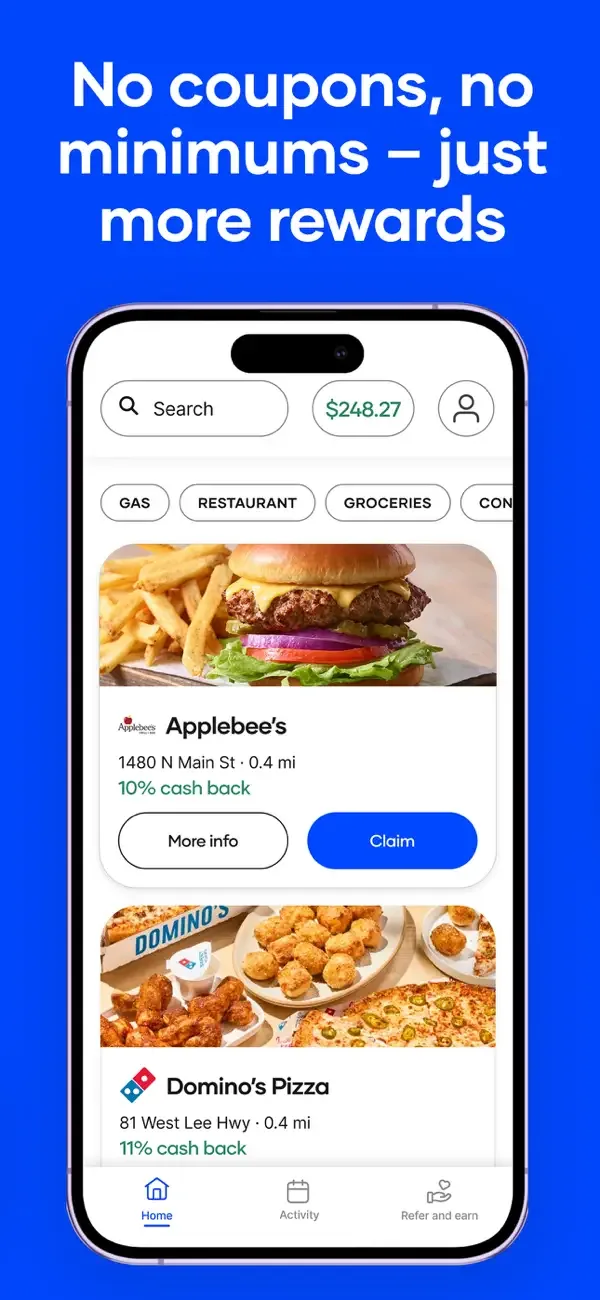 Upside: Gas & Food Cash Back screenshot 5