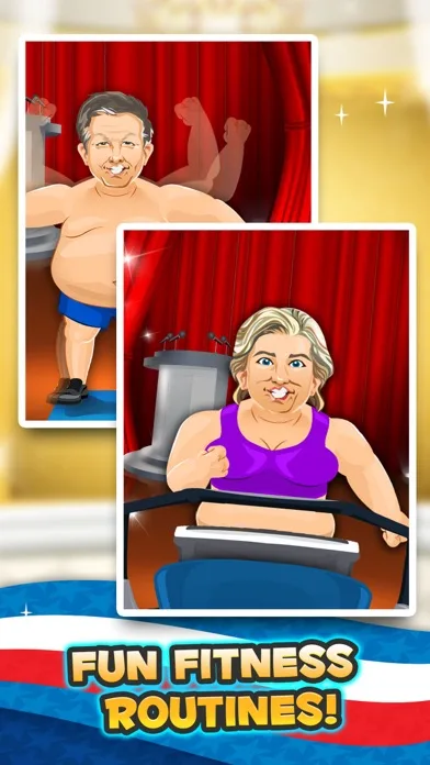 Election Fat to Fit Gym - fun run jump-ing on 2016 games with Bernie, the Donald Trump & Clinton! screenshot 1
