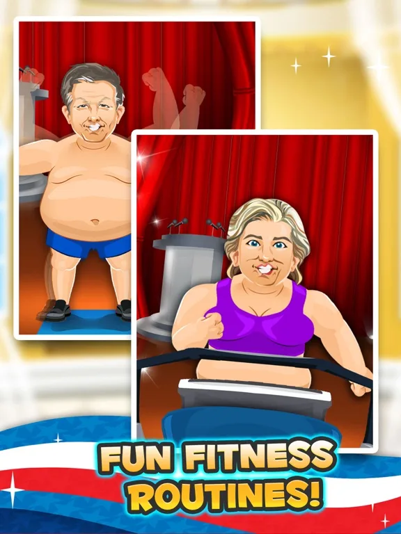 Election Fat to Fit Gym - fun run jump-ing on 2016 games with Bernie, the Donald Trump & Clinton! screenshot 5