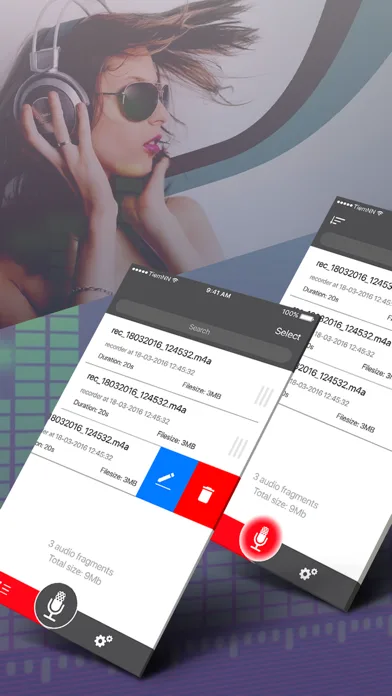 Voice recorder, audio recorder screenshot 2