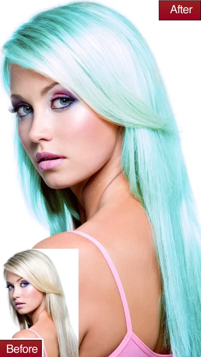 Hair Color Lab Change or Dye screenshot 1