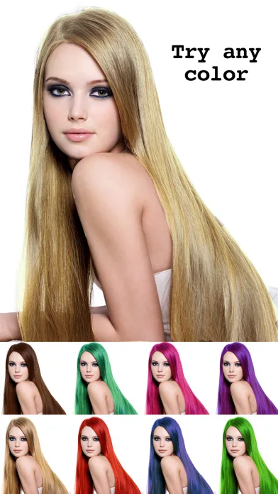 Hair Color Lab Change or Dye screenshot 2