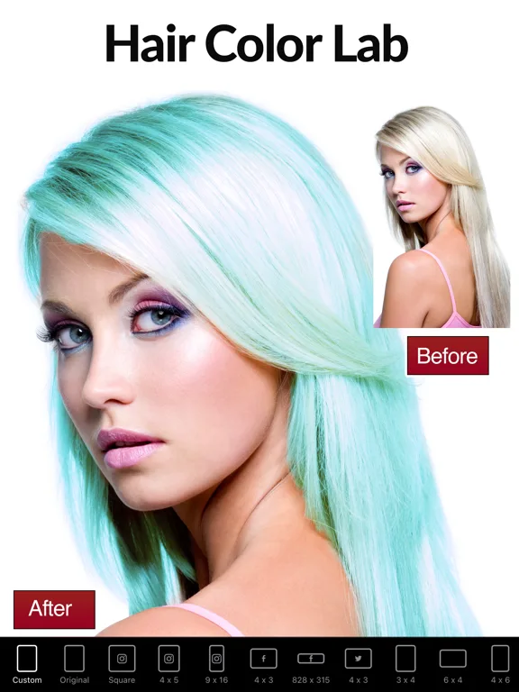 Hair Color Lab Change or Dye screenshot 5