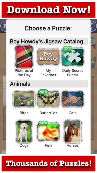 Mess Free Jigsaw Puzzles screenshot 1