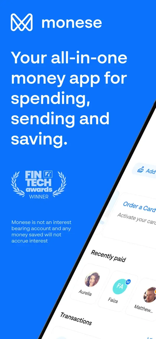 Monese - A banking alternative screenshot 1