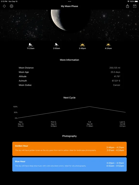 My Moon Phase - Lunar Calendar screenshot 5